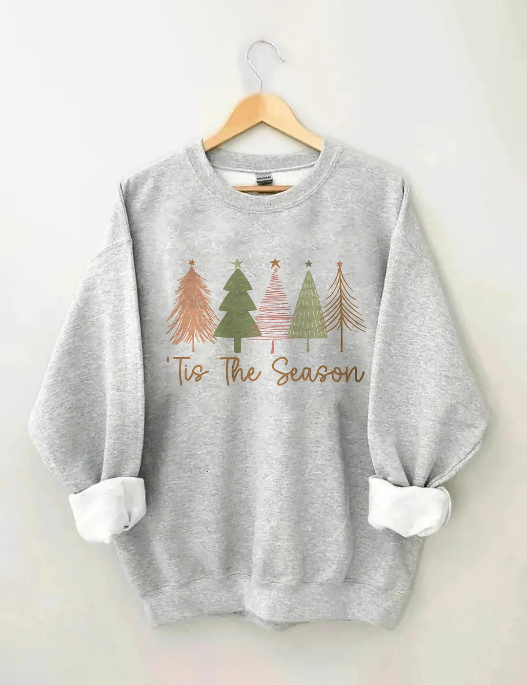 Boho Christmas Trees Sweatshirt