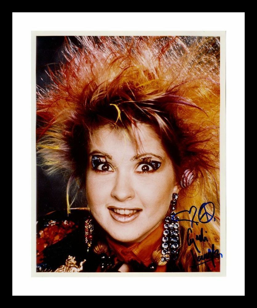 Cyndi Lauper Autograph Signed & Framed Photo Poster painting