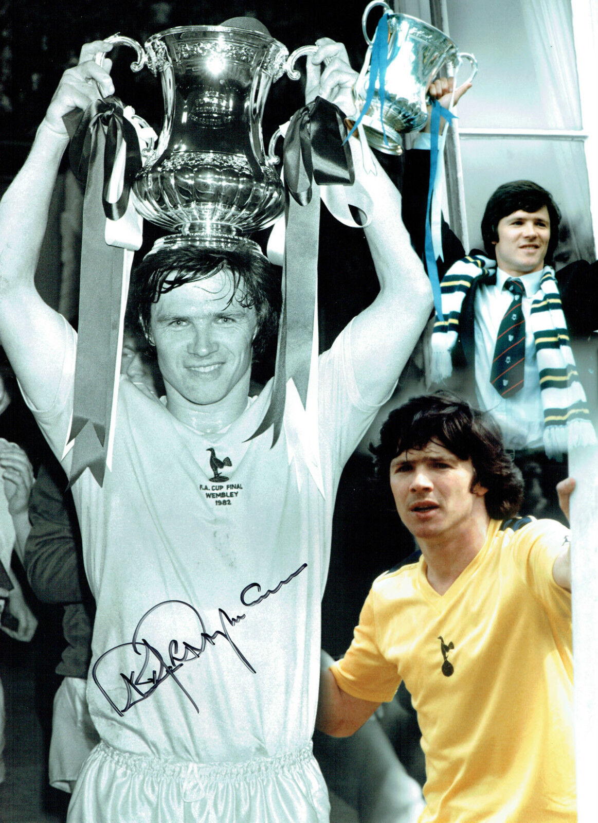 Steve PERRYMAN Signed Autograph 16x12 Tottenham Hotspurs Photo Poster painting AFTAL COA