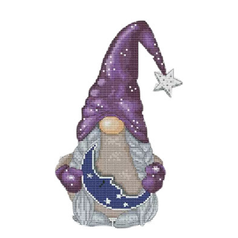 

Gnome Doll - 11CT Stamped Cross Stitch - 30*45CM, 501 Original