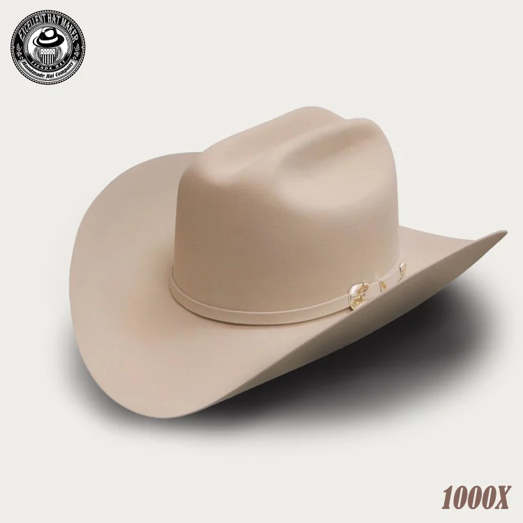 Imperial 1000X Beaver felt Cowboy Hat-Natural