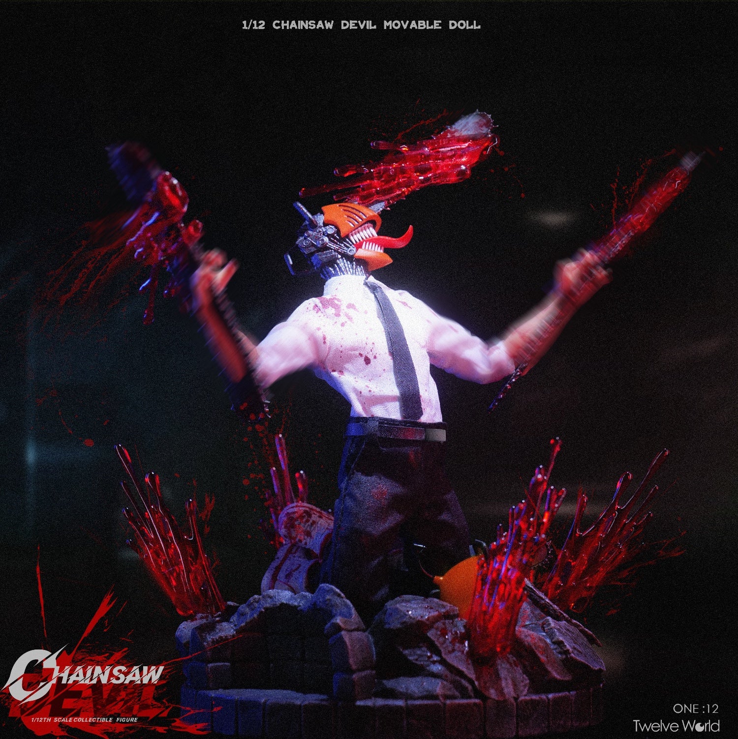 Preorder 1/12 TWTOYS TW2258 Chainsaw Devil Action Figure