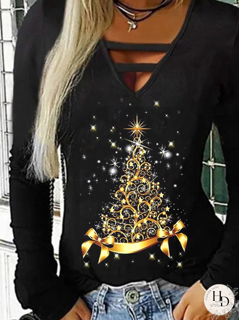 Long Sleeve Printed Casual Shirts & Tops