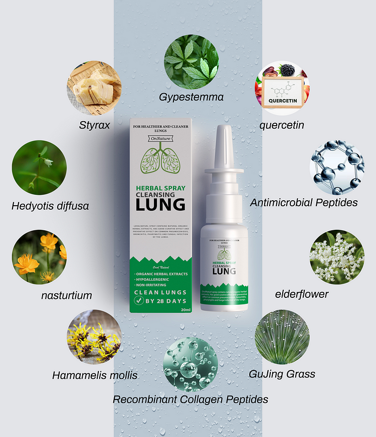 OnNature® Organic Herbal Lung Cleanse & Repair Nasal Spray
