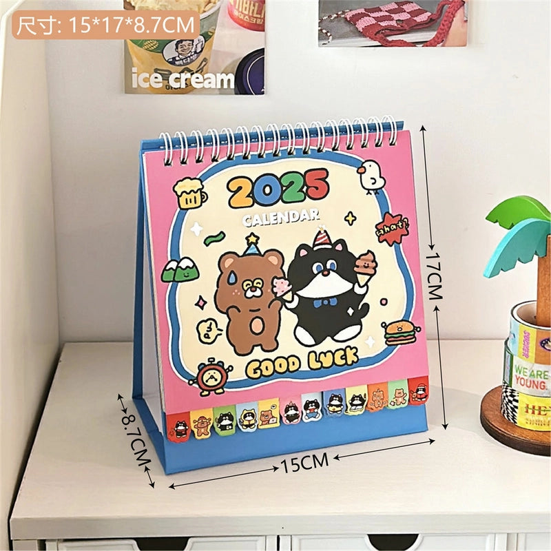 1 Piece Cartoon School Paper Cartoon Style Calendar