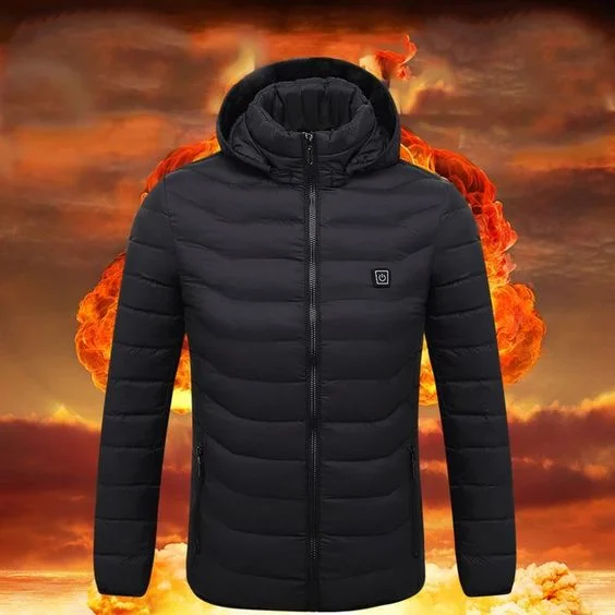 🔥🔥49% off🔥 🔥Unisex Windproof USB Electric Heated Jacket With 8 Heating Pads