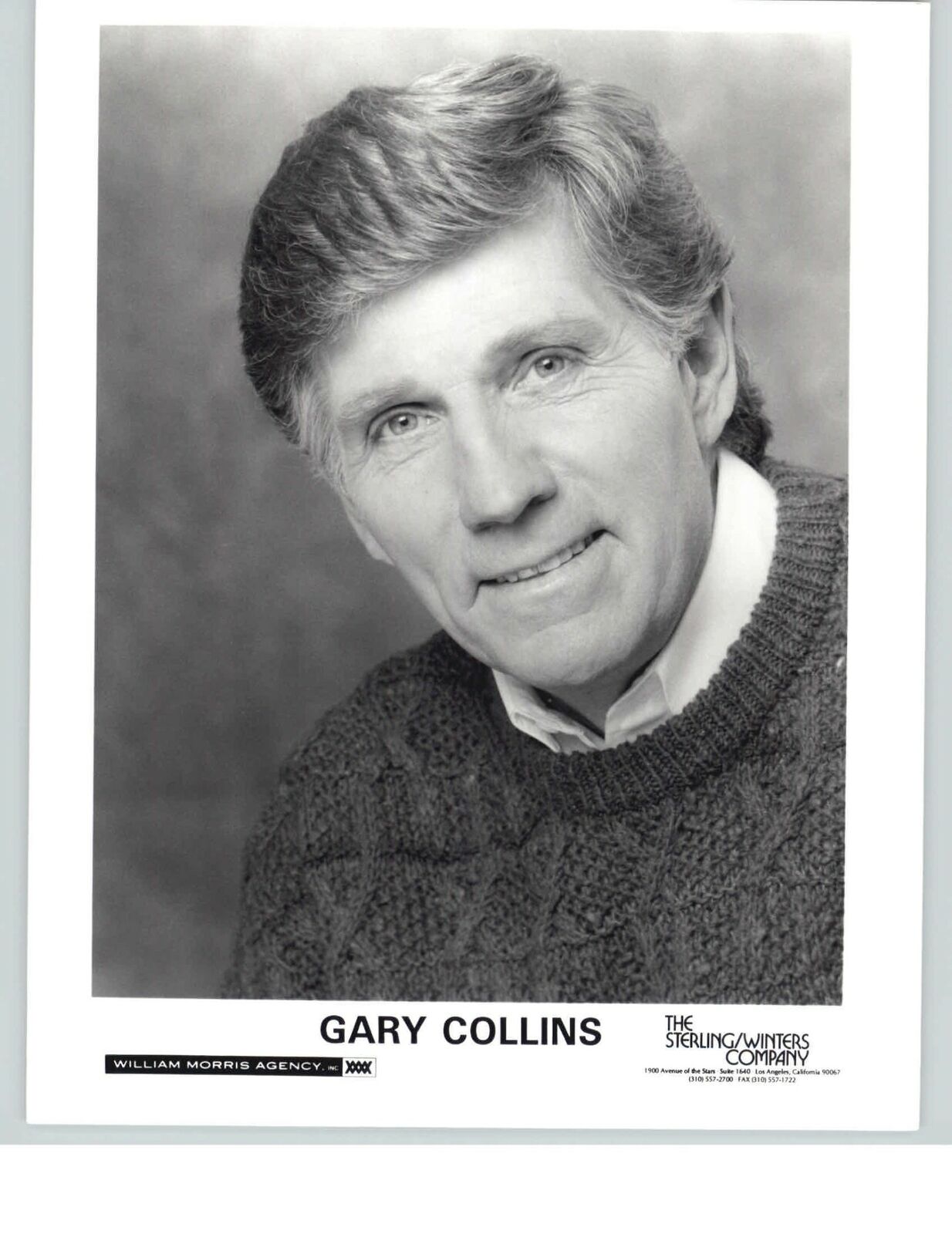 Gary Collins - 8x10 Headshot Photo Poster painting - Airport