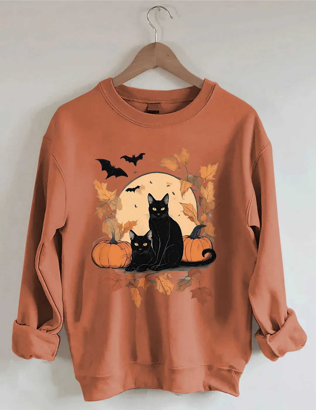 Halloween Cat Sweatshirt