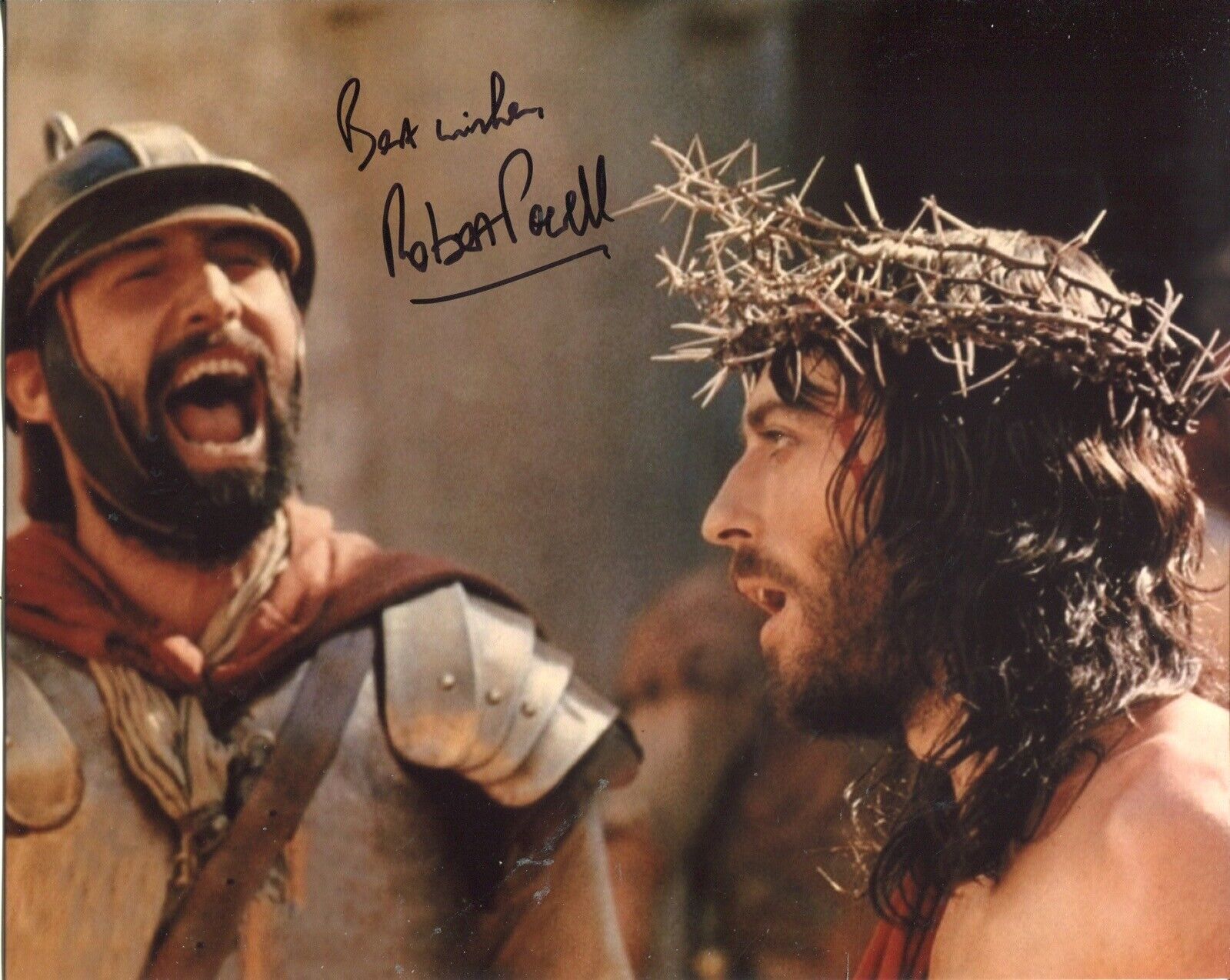 Jesus of Nazareth TV miniseries Photo Poster painting signed by actor Robert Powell