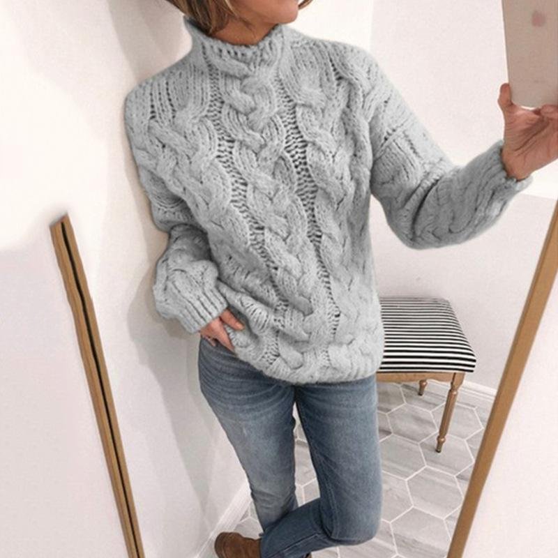 Knitted Sweater Europe  America Autumn and Winter Sweater