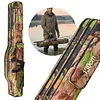 2 Layers 600D Oxford Fishing Pole Case & Bag Fishing Pole Storage Bag for Travel