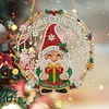 Diamond Painting Christmas Ornament Gnome Window Hanging Kit 9.45x9.45in