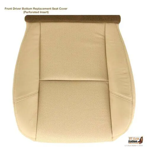 Silscvtt Leather Driver Side Bottom Cover Replacement for 2007-2014 Escalade Tan