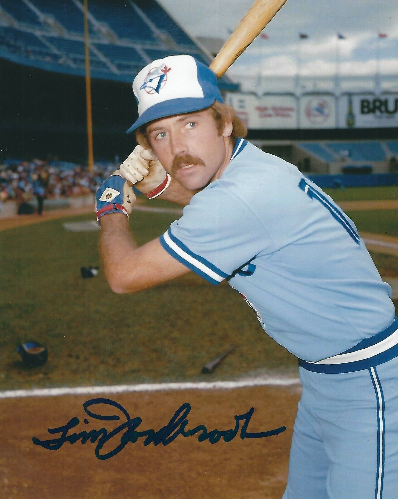 Signed 8x10 TIM NORDBROOK Toronto Blue Jays Autographed Photo Poster painting - COA