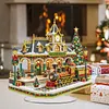 Christmas Train Diamond Dot Painting Ornament DIY Double Sided Acrylic