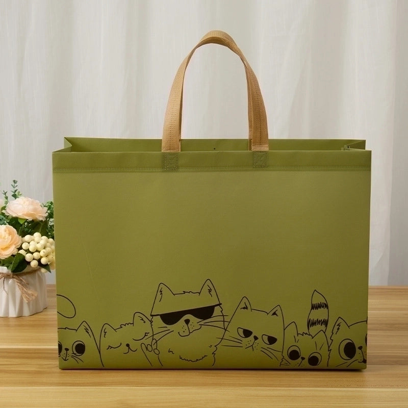 Cartoon Cute Non-woven Bag Spot Shopping Mall Clothing Store Children’s Clothing Store Non-woven Bag With Logo Shopping Gifts