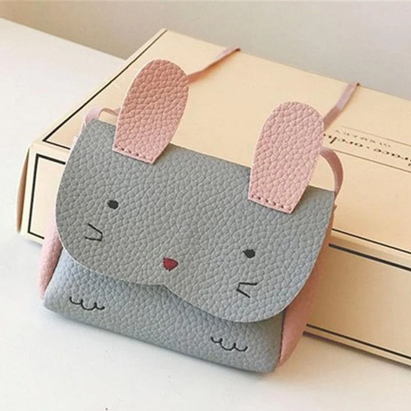 2019 Brand New Fashion Baby Kids Girl Bunny Shoulder Bag Cute Animal Storage Crossbody Messenger Bags Handbag Kids Gifts