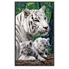 Bead Embroidery - Full Printed 9CT Tigers(35x58 CM)