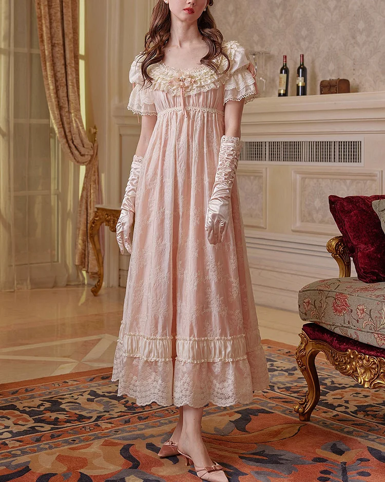 French Romantic Tea Party Dress