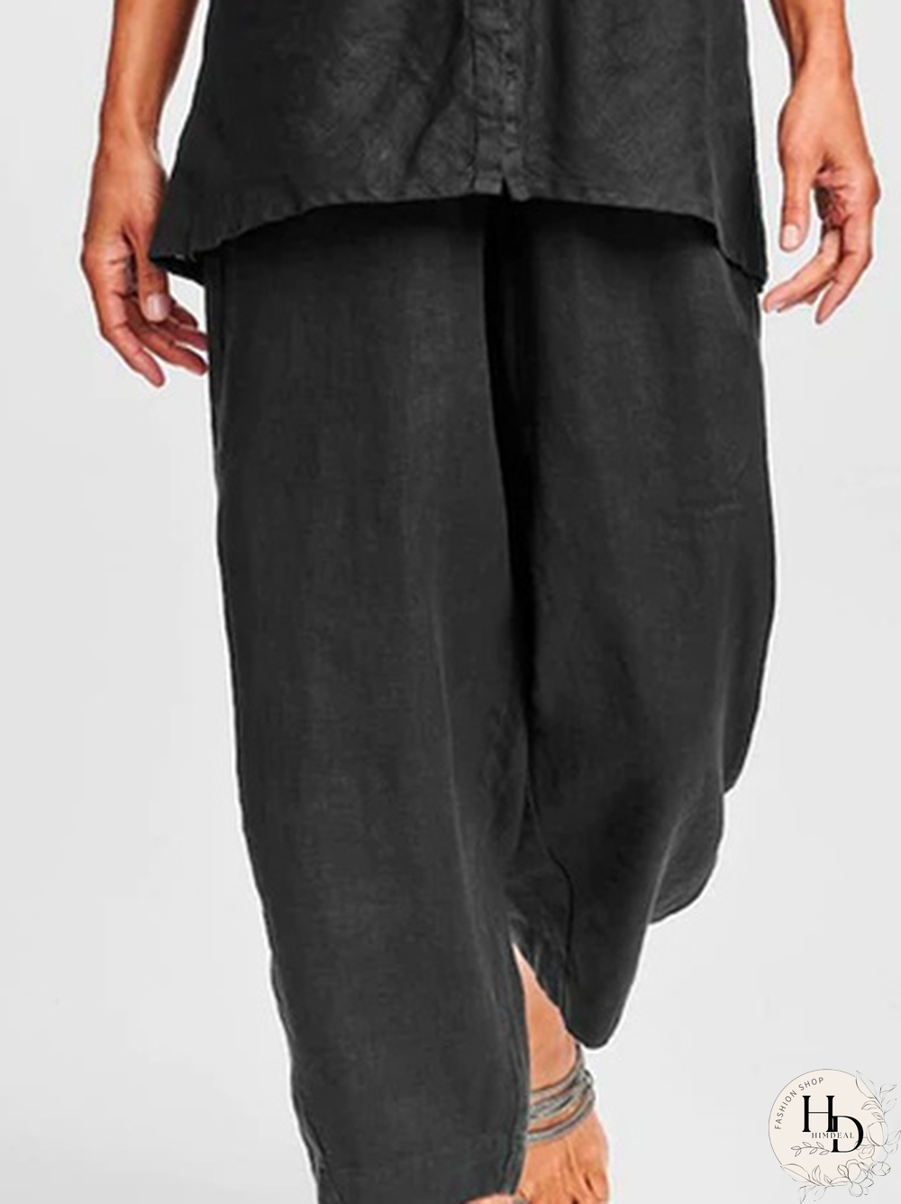 Casual Loosen Solid Pants