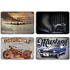 (Multi Style)Aircraft&Motorcycle - Metal Tin Signs(8*12Inch) - Garage