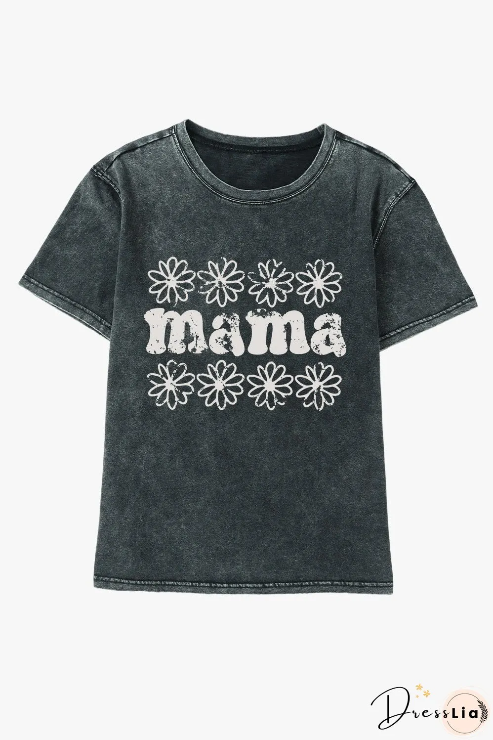 Mother's Day Floral Mama Graphic Tee