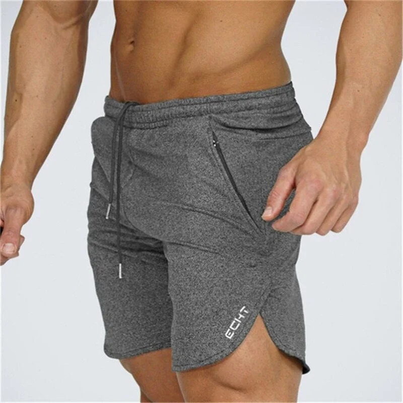 Aonga  2025 New Fashion Zip pocket Men Shorts Cotton Bodybuilding Sweatpants Fitness Short Shorts Jogger Casual Gyms Men Shorts aonga