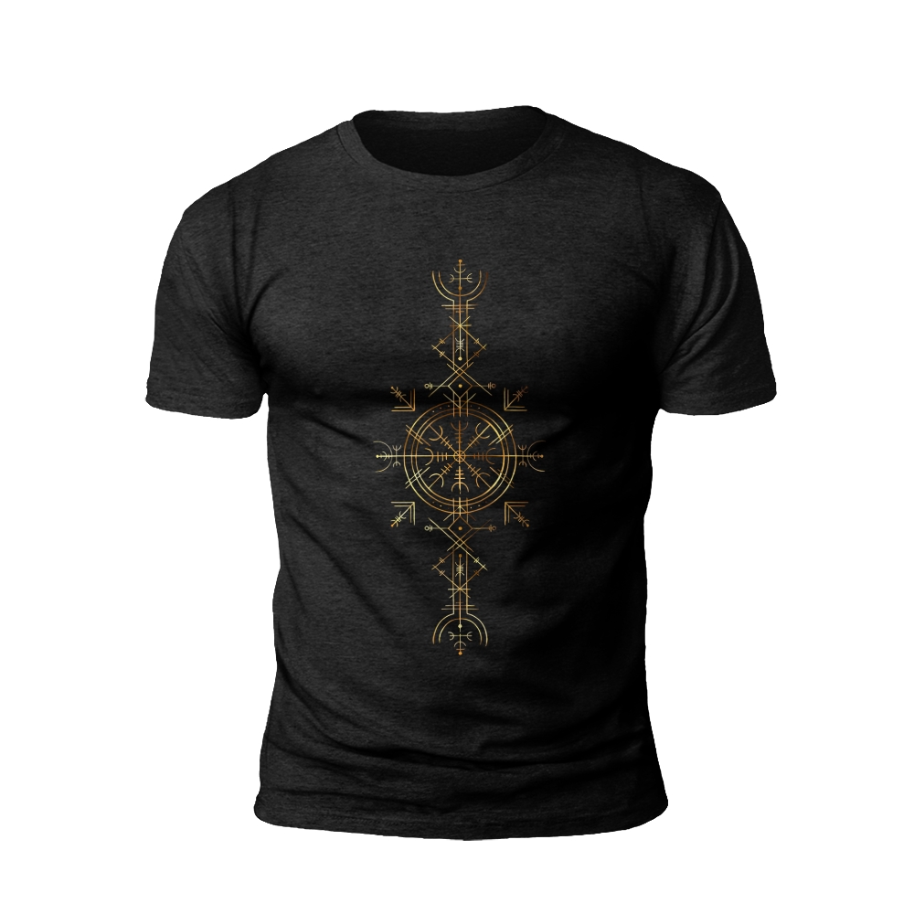 Elder Rune Cross: The Symbol of Ancient Wisdom t-shirt