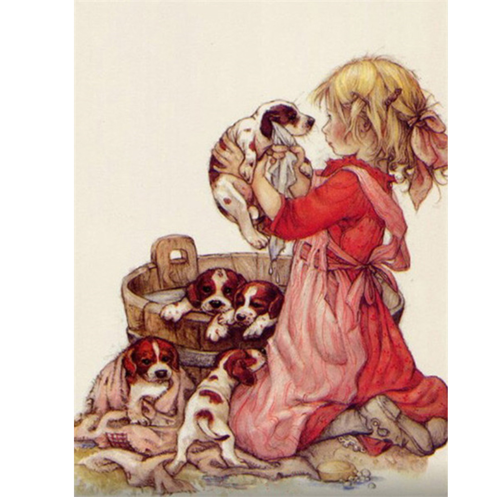 

Festive Kid - Round Drill Diamond Painting - 30*40CM, 501 Original
