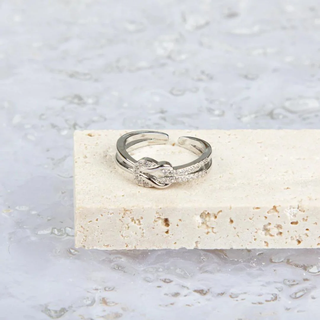 To My Daughter - Love Knot Ring