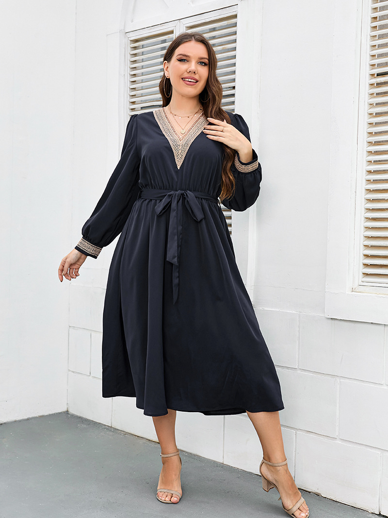 Mature Women Plus Size Dress Fashion Loose