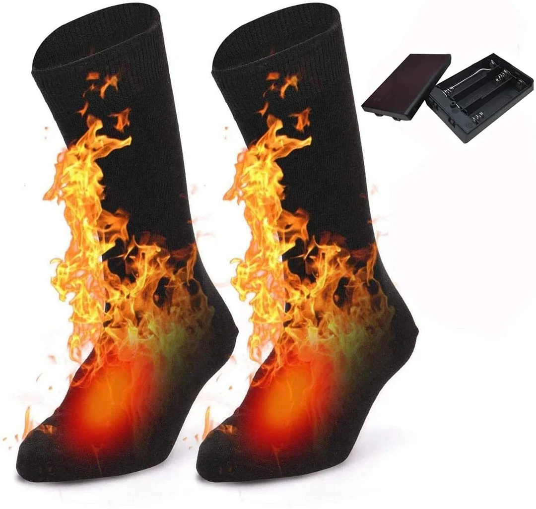 Jonephe Heated Socks, Heated Socks for Men and Women, Electric Thermal Insulated Socks Heating Thermal Sock for Hunting Skiing Camping Hiking Fishing(Best Easter Days' Gift)