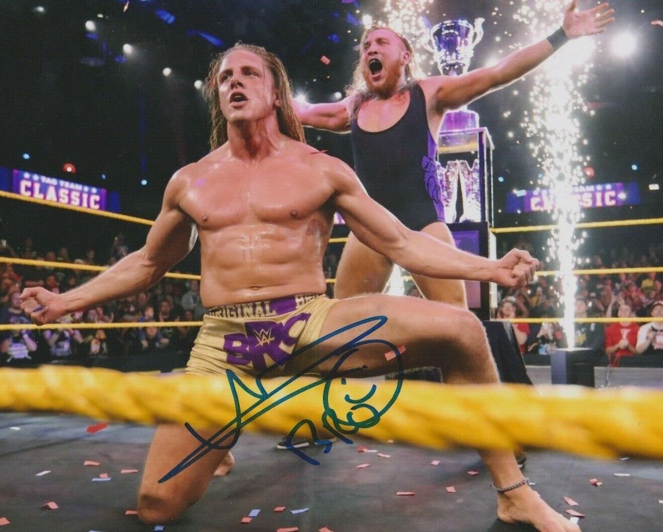 Matt Riddle **HAND SIGNED** 10x8 Photo Poster painting ~ WWE NXT ~ AUTOGRAPHED