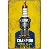 (Multi Style)Champion - Metal Tin Signs(8*12Inch/12*16Inch) - Garage