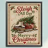 Sledge Skates DIY 11CT 3 Strand Stamped Cross Stitch Kit for Adults 40x50cm tapestrymarket
