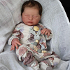 20" Handmade Lifelike Reborn Newborn Baby Sleeping Girl Swantti with Hand-Painted Hair - RBBI-Myrebornbabydoll&reg; Myrebornbabydoll&reg;