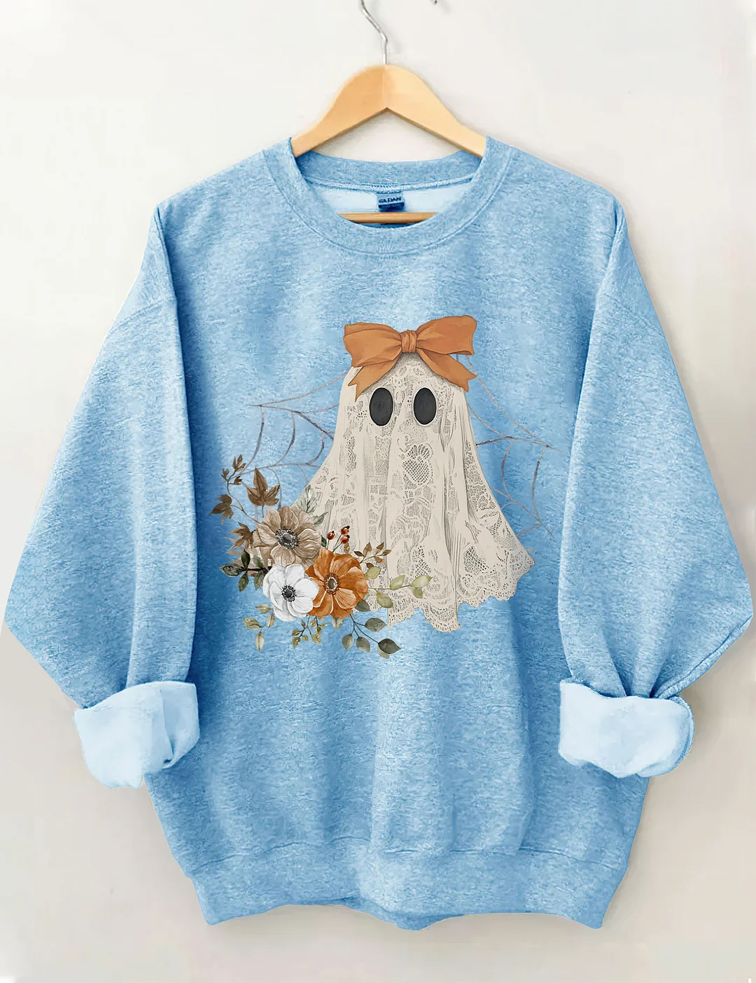 Halloween Lace Ghost Sweatshirt