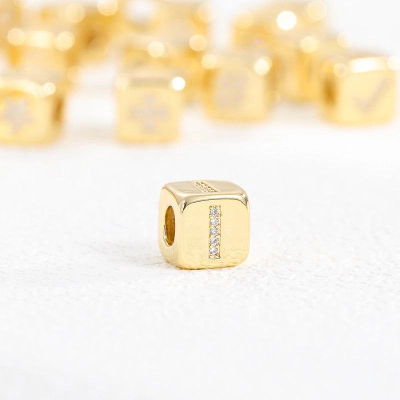 1 Piece Copper Letter Jewelry Accessories Pendant