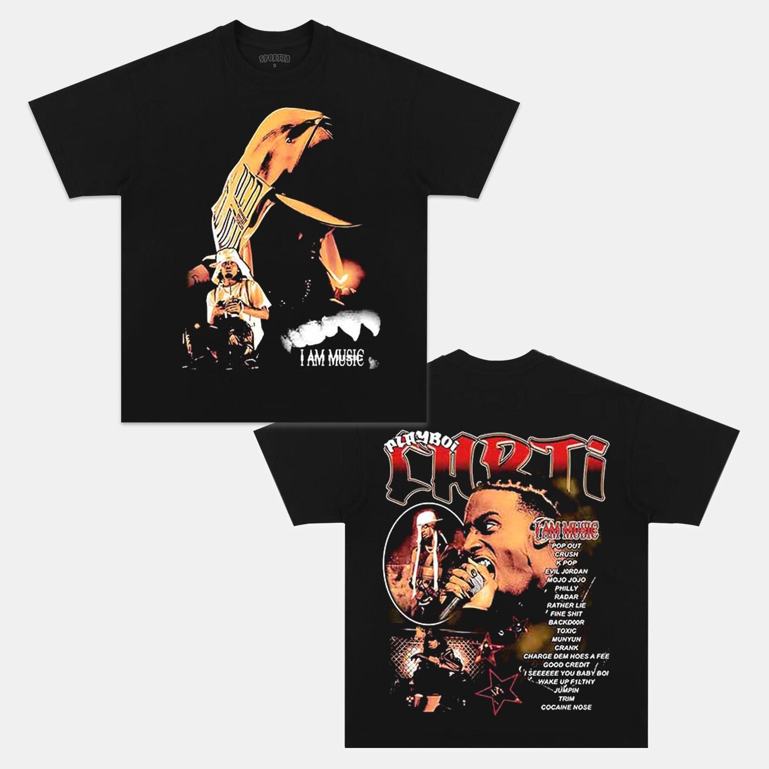 I AM MUSIC PLAYBOI CARTI TEE