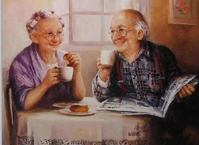 Elderly Couple - People Paint By Numbers DQ57317