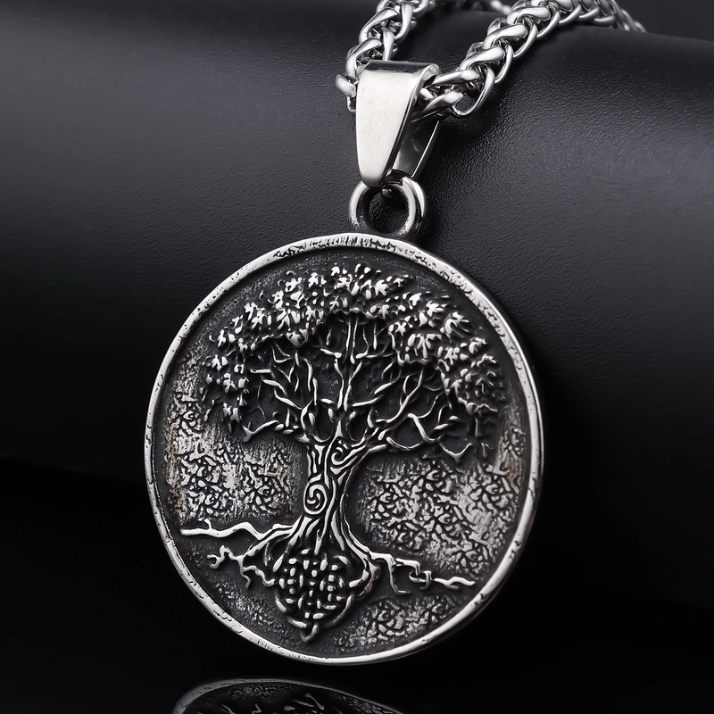 Retro Punk Tree 304 Stainless Steel Men’S