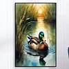 (40*60cm)DIY Full Round Drill Diamond Painting-Duck