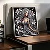 Special Shape Rhinestone Diamond Painting Kit Partial(Night Lily Beauty)