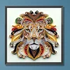 Quilling Lion - speziell geformtes Diamond Painting - 30*30cm