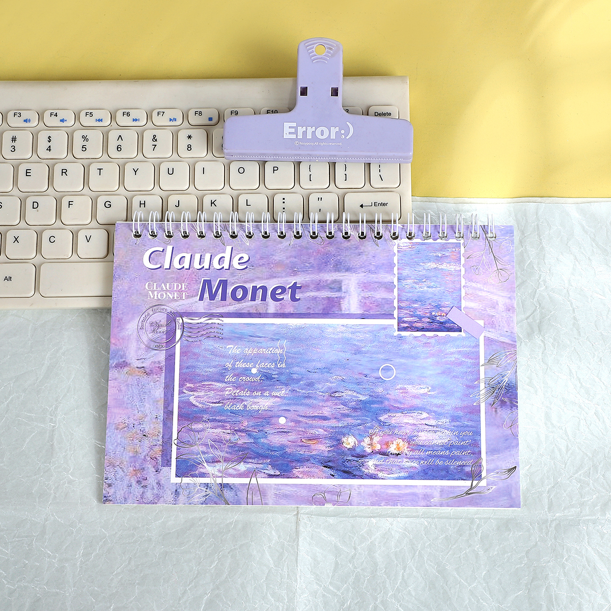 Journalsay A5 Vintage Painting Butterfly Double-sided Thickened Release Paper Notebook