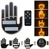 Hand Gesture Light with Remote LED Car Back Window Sign Car Finger Light for Car