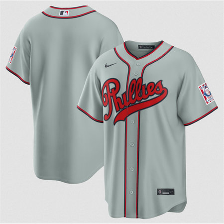Youth Philadelphia Phillies Gray 2026 Field of Dreams Stadium Baseball Jersey