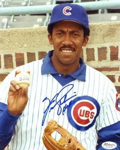 Fergie Jenkins Signed Jsa Cert Sticker 8x10 Photo Poster painting Autograph Authentic