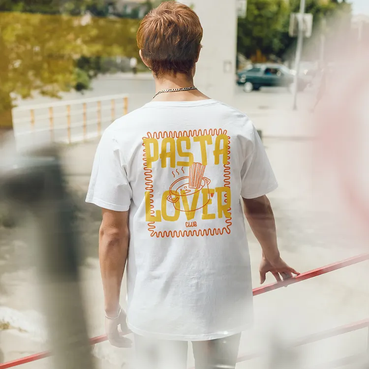 Pasta Lover Club Printed Men's T-shirt