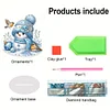 Diamond Painting Acrylic Christmas Atmosphere Snowman Desktop Kit Tabletop Decor